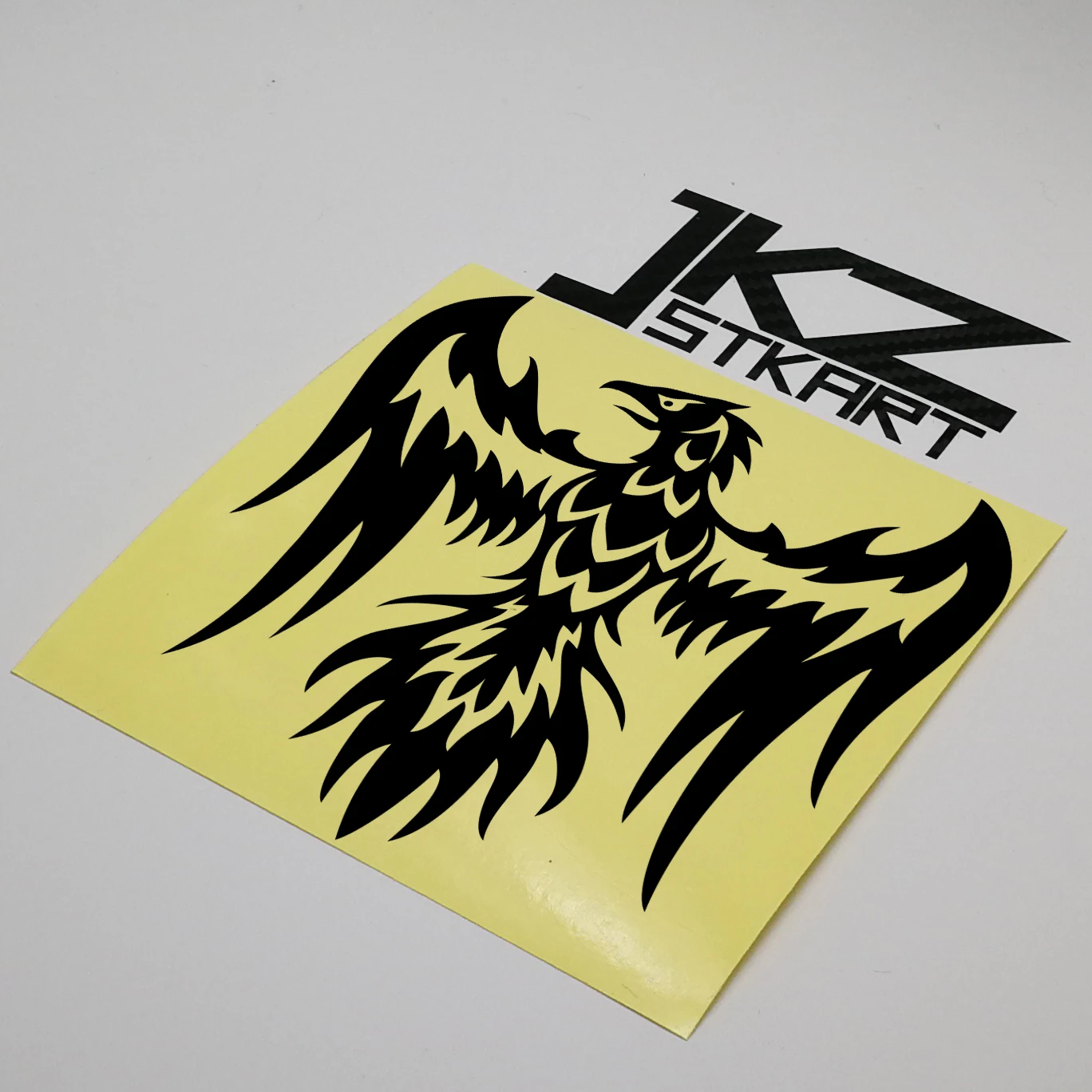 

JKZ STKART Vinyl Die Cut Car Sticker Decal Eagle Symbol Badge Mark 12 x 12cm for Motor Bike Laptop Helmet Decorated Sticker