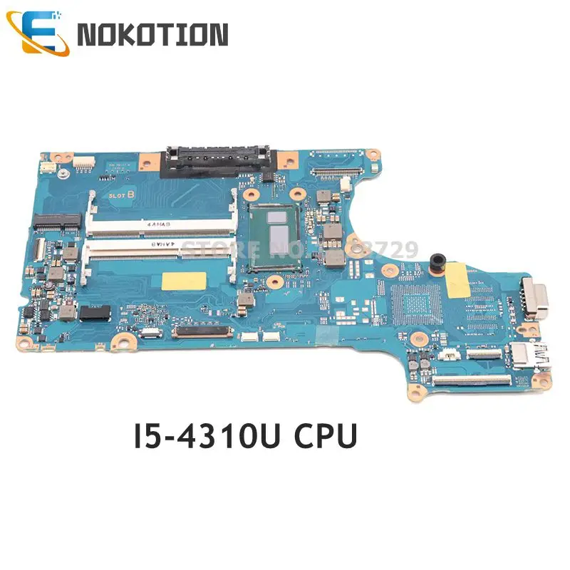 NOKOTION FAMXSY5 A3660A for TOSHIBA Portege TECRA Z40 Z40-A laptop Motherboard SR1EE I5-4310U CPU DDR3L | Компьютеры и офис
