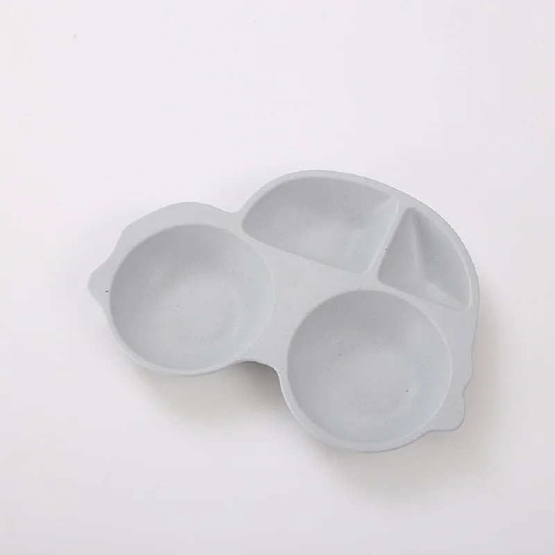 Toddler Baby Kid Dishes Tray Feeding Food Tableware Cartoon Car Food Plates Kids Children Eating Dinnerware Tableware Tray Plate