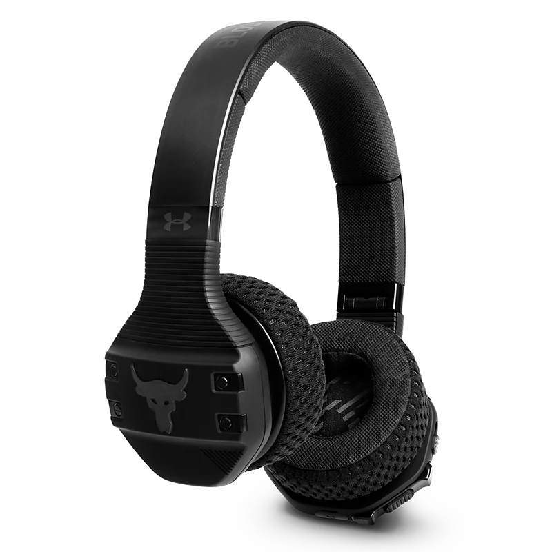 UAスポーツ ワイヤレス トレイン ヘッドホン PROJECT ROCK 未使用-