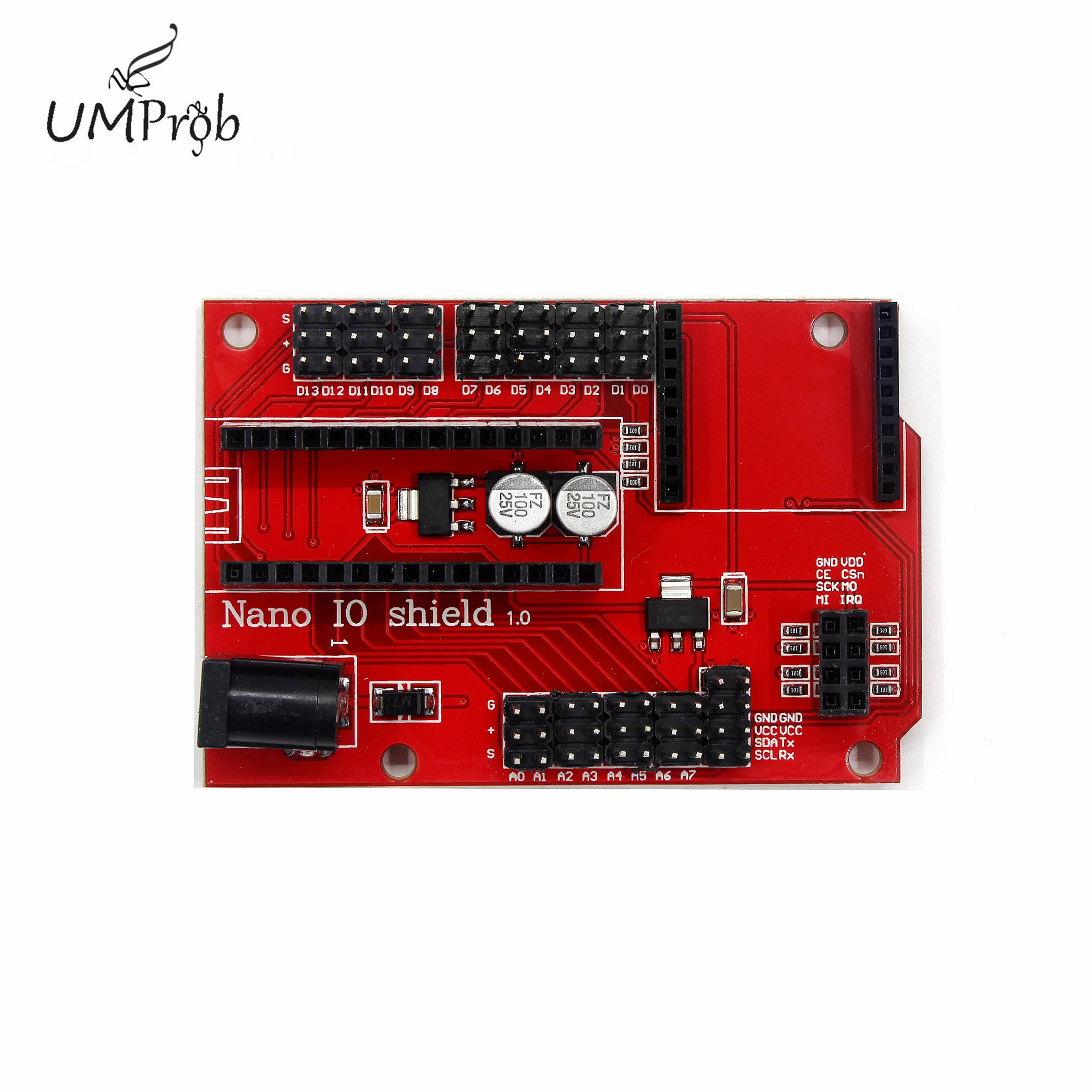 Nano 328P IO Shield Expansion Board NANO V3.0 Adapter Expansion Board ...