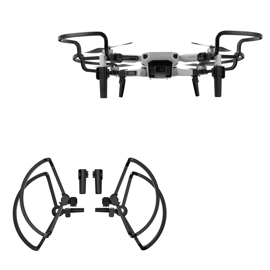Buy HOBBYINRC Anti-collision Ring with Tripod Quick Release Propeller Guards for DJI MAVIC MINI - Black