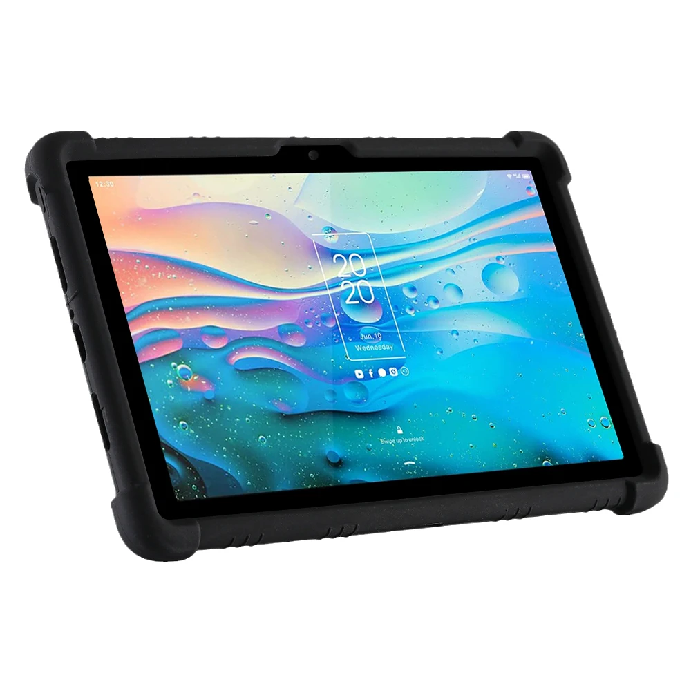 Children's Soft Silicone Stand Case for 10-Inch Tablets - Durable and Protective