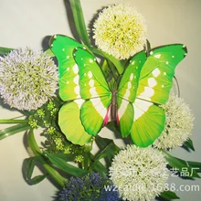 22 см Большой размер модель бабочка, магниты на холодильник, плитка, украшение сада, украшения для дома двойное с бабочкой