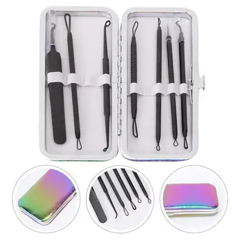 

1 Set Blackhead Remover Acne Cleaning Tool Mutifunctional Blackheads Needles Girls Women Face Care Tool Face Cleaning Tools