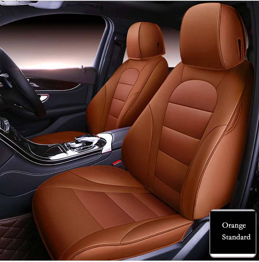 Пользовательские кожаные чехлы для автомобильных сидений для jeep grand cherokee компас commander renegade Чехлы для автомобильных сидений протектор