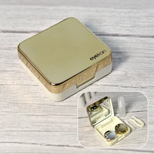 5 цветов Невидимые очки случае мини коробка для хранения пластиковый Чехол для очков кормящих ящиков портативный несессер квадратный легко носить с собой