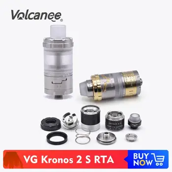 

Volcanee Shenray VG Kronos 2 S MTL RTA 23mm Diameter 4.0ml Capacity Adjustable Airflow 316SS for 510 Battery Box Mod Vapor Kit
