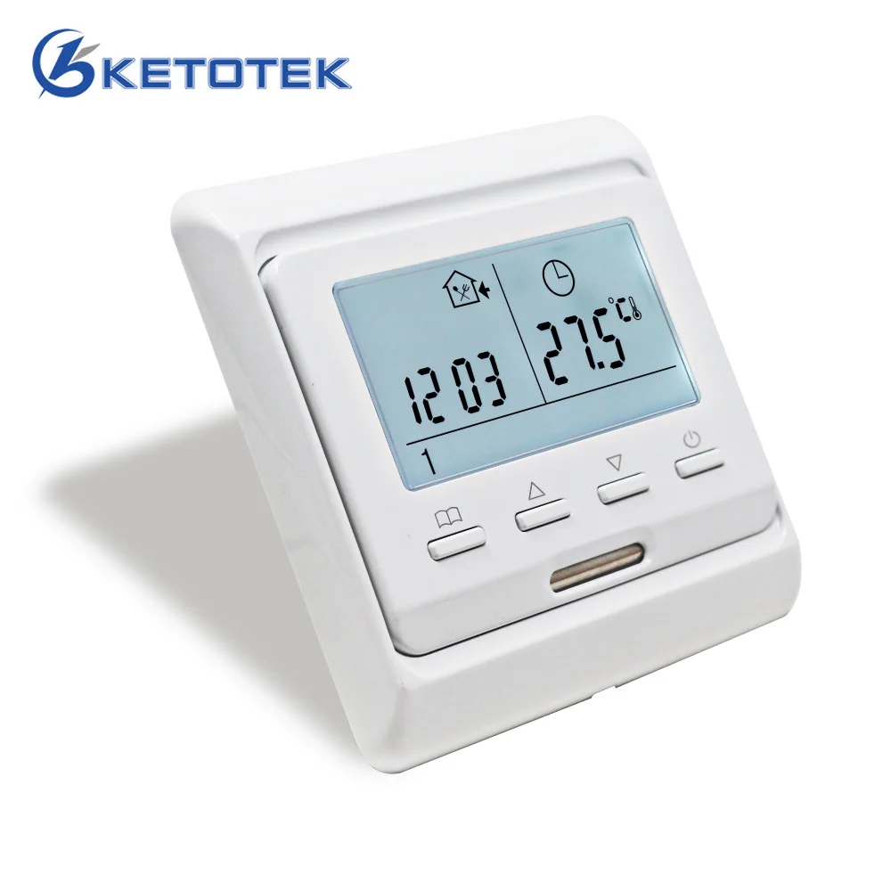 Floor Heating Thermostat Air Condition Temperature Controller Switch 16A 230V AC 50/60Hz Room Thermostat Temperature Controller