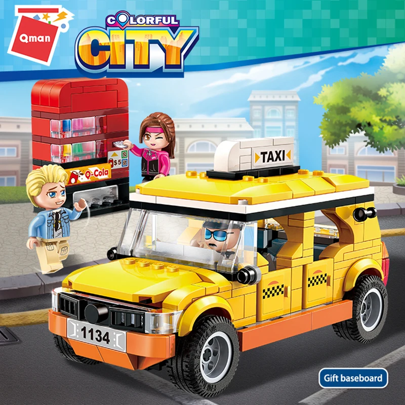 

Qman 1134 Technic Building Blocks Mini Brick Figures City Transfor Action Construction Toys for Kids Adults