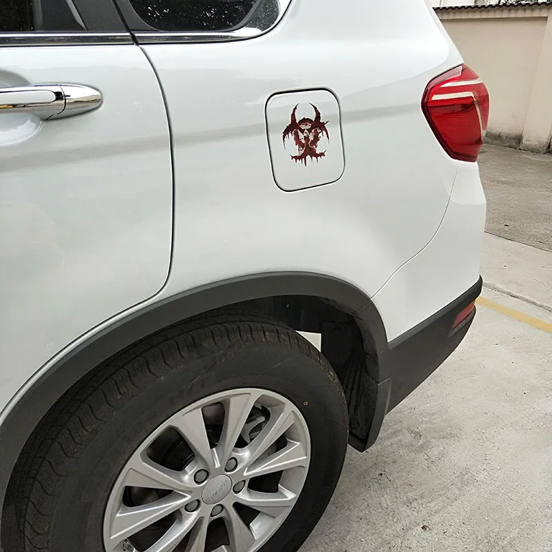 YJZT 11 см * белый кровянистый BIOHAZARD V2 кровяная личность Автомобильная наклейка
