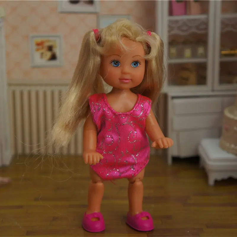 Кукла Simba Kelly 1 набор = кукла-Симба+ одежда+ обувь 11 см Barbies Sister для поколения мини-кукла рождественский подарок для маленькой девочки