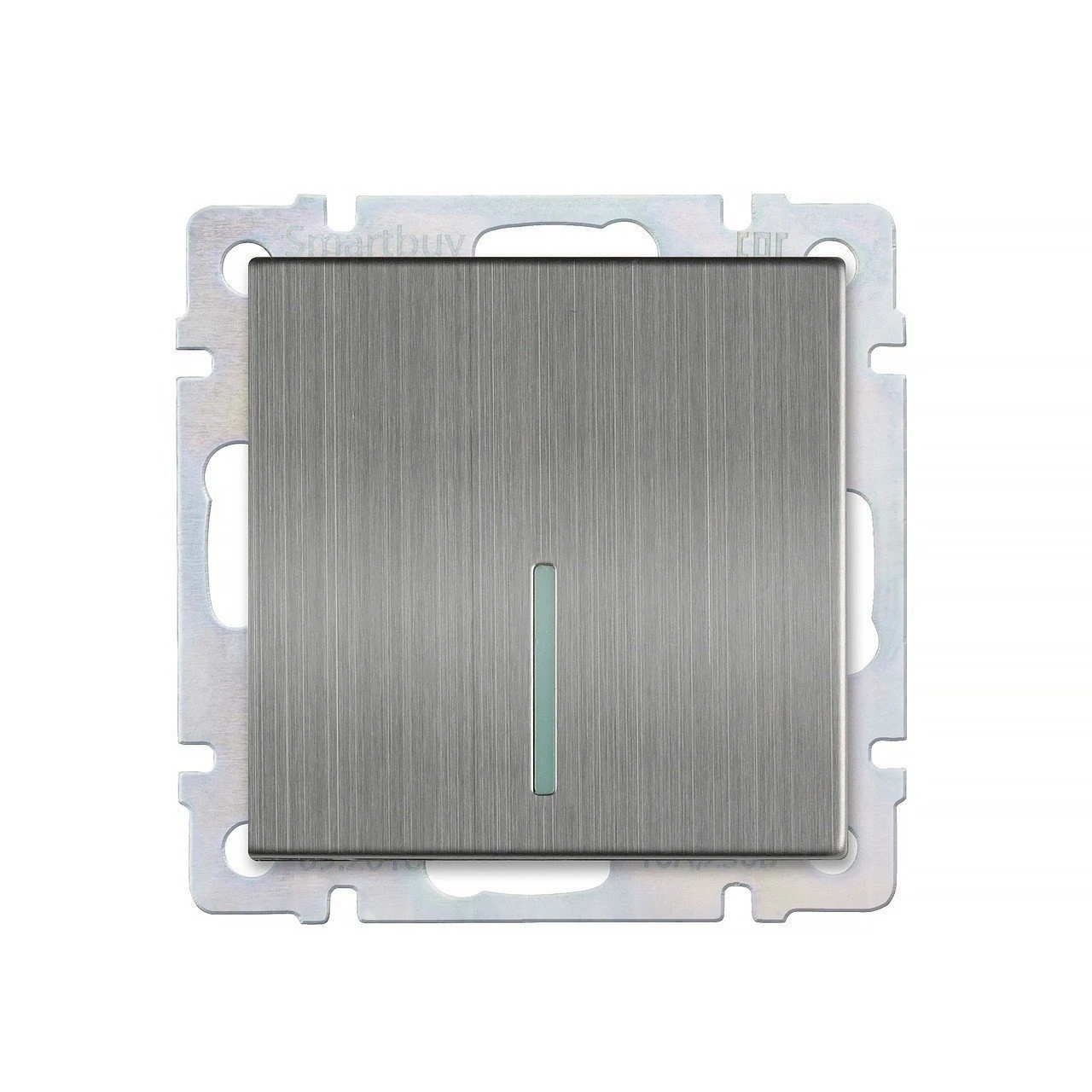 Interruptor De 1 Tecla Con Indicador Smart Buy Neptune Sbe 05gn 10 Sw1 1 Gris Niquel Enchufes Electricos Aliexpress