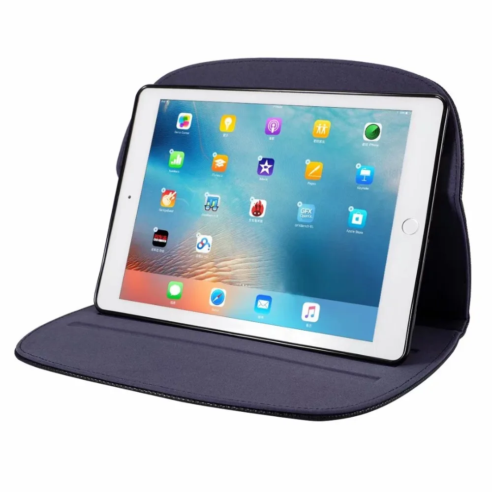 Для iPad 9,7 чехол противоударный милый вышивка медведь мультфильм шаблон Стенд чехол для iPad Air 1 2 Pro 9,7 funda+ пленка