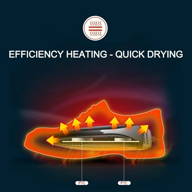 20 Вт PTC сушилка для обуви ультрафиолетовые лучи сушилка для обуви защита для ног Дезодорант осушающее устройство сушильная машина для обуви черная ЕС вилка