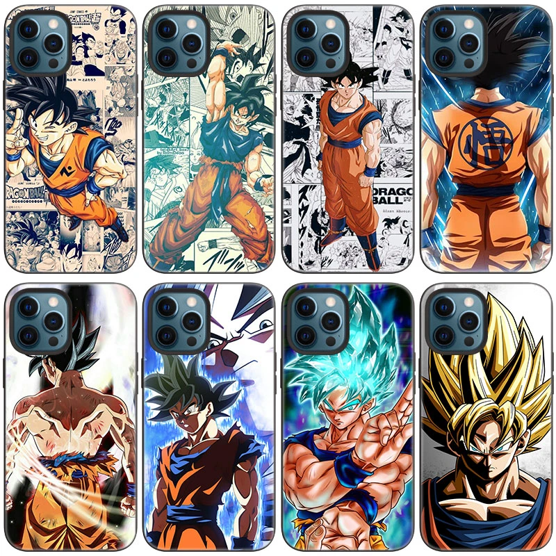 Anime Son Goku Ultra Instinct Case For Apple Iphone 13 12 Mini 11 Pro Max 7 8 Xr X Xs Max 6 6s 7 8 Plus 5 5s Se Black Cover Mobile Phone Cases Covers Aliexpress