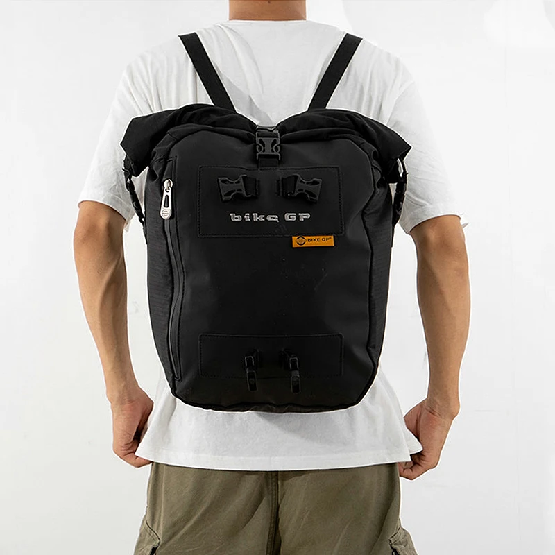 r1200gs r1250gs adv mt 09 mt07 tracer x-adv v-strom multi-function rear seat bag backpack saddlebags motorcycle waterproof bags9