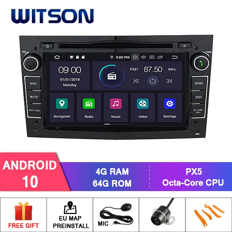 WITSON Android 10.0 IPS HD Screen For OPEL ASTRA/VECTRA/CORSA Multimedia Player Car 4GB RAM+64GB FLASH | Автомобили и мотоциклы