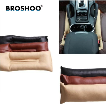 

BROSHOO 2 pcs/lot PU Leather Universal Car Seat Gap Filler Stopper Soft Plug Pad Padding Spacer Covers Styling 4 Colors 45*7CM