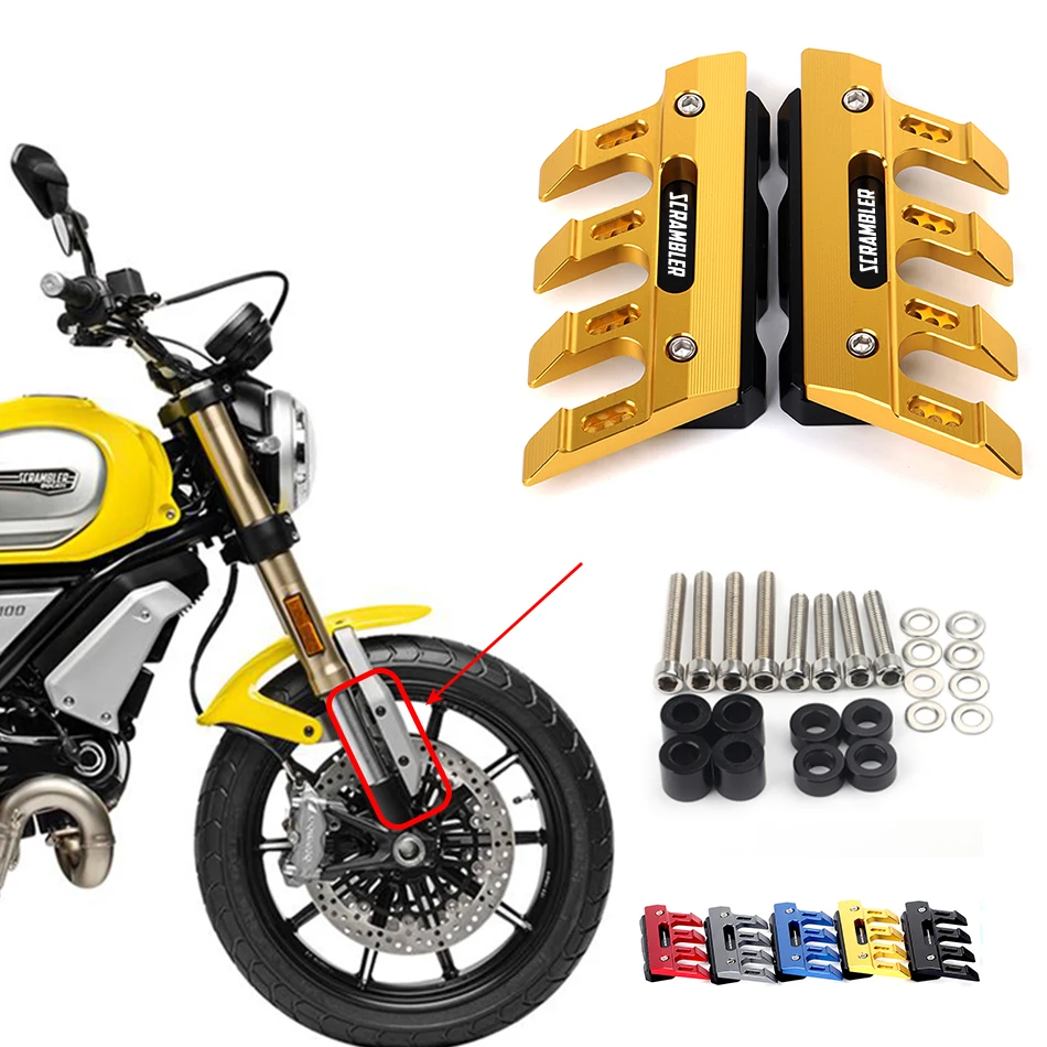 Motorcycle Front Fender Side Protection Guard Mudguard Sliders For DUCATI  Scrambler 1100/ Desert Sled Accessories universal|Covers & Ornamental  Mouldings| - AliExpress