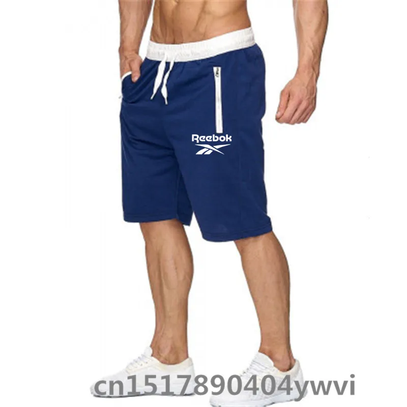 Pantalones cortos informales para hombre, Pantalón de deporte corto, ajustados, con logotipo personalizado, nuevo