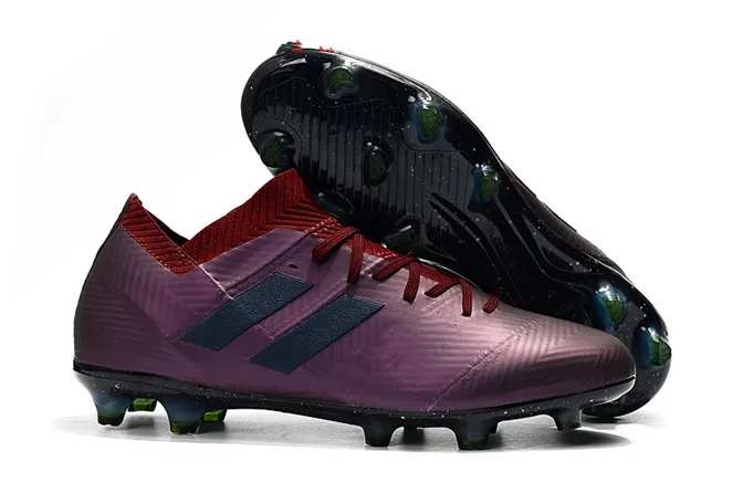 12 Новые мужские футбольные бутсы Nemeziz Messi 18,1 FG футбольные бутсы Nemeziz 18 chaussures de футбольные бутсы chuteiras de futebol - Цвет: 12