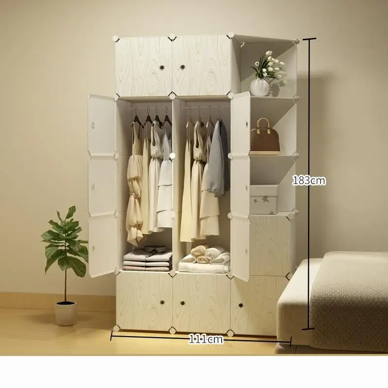 Per La Moveis Para Casa Gabinete Armadio Armario Ropero Szafa Meuble Rangement Closet De Dormitorio Guarda Roupa Mueble Wardrobe - Цвет: Version J