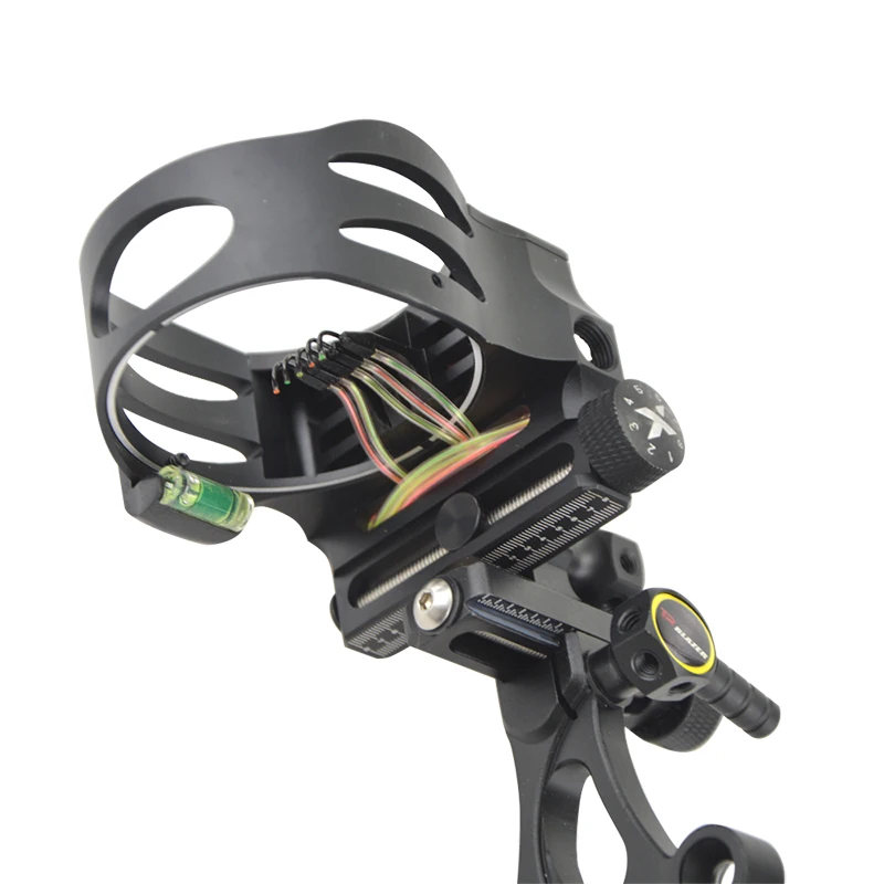 5 Контактный Лук Bowsight с блочным луком лазерная Светодиодная светильник