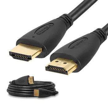 

HDMI CABLE For BLURAY 3D DVD For PS3 HDTV XBOX LCD HD TV 1080P Gold Plated Connector 3D 1080P Male to Male