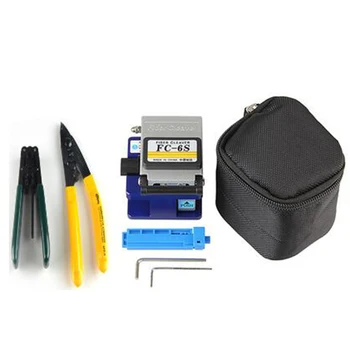 

AB8I FTTH FC-6S High Precision +2 Hex Wrench +Bag +CFS-2 + Pro'sKit CPFB01 Optical Fiber Cleaver Tool Kit