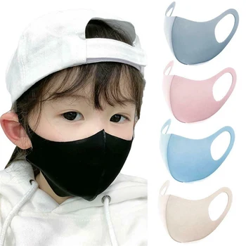 

3PCS Baby Kids Cotton Face Mask Mouth Mask Ear Loop Adjustable Face Cover Protective Mask Prevents Droplets Spreading