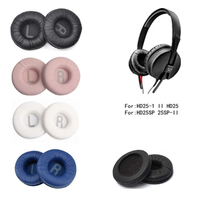 1pair Replacement Soft Ear Pads Cushion Frog Skin Leather Earpads For Hd25-1  Ii Hd25 Hd25sp 25sp-ii Headset Headphones Cover - Earphone Accessories -  AliExpress