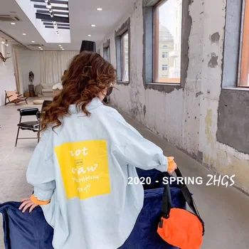 

Children's wear 2020 spring new girls long thin Print Shirt coat thin casual shirt