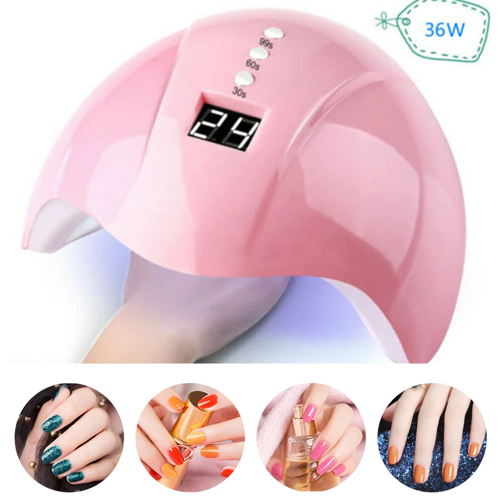 36W Smart LED Quick-drying Nail Dryers Light Lamp Nail phototherapy Machine