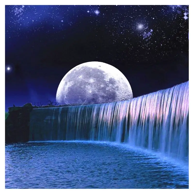 

2020 New Waterfall Luminous DIY 3D Wall Sticker Glow In The Dark Home Decor Kids Living Room Bedroom Decal