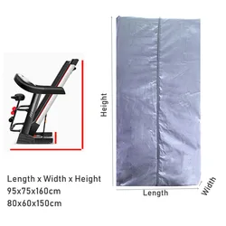 Multicolor Waterproof Indoor Treadmill Dust Proof Cover - 95x75x160cm (Silver)
