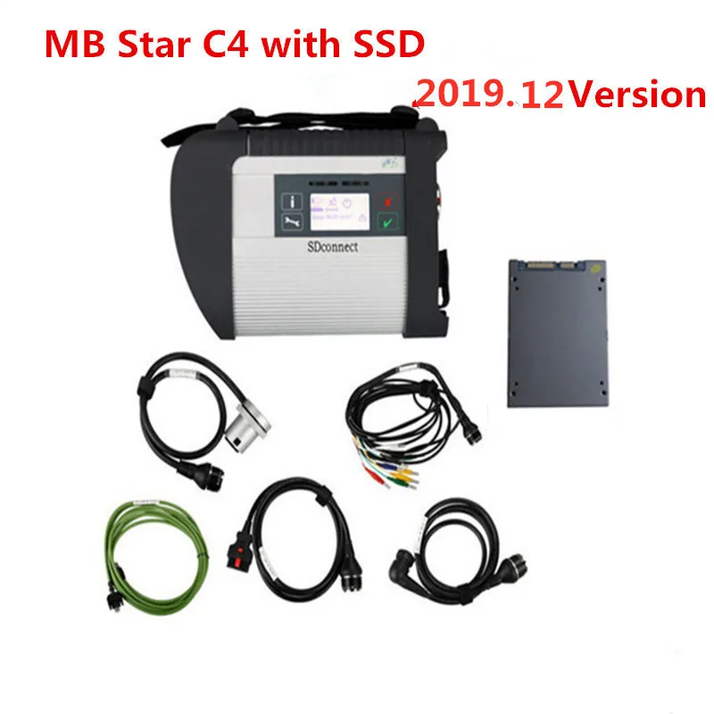 CF52+ MB Star C4 SD подключения+ SSD,12 с системой диагностики HHTwin компактный мультиплексор для диагностики 4 Mercede для диагностики MB - Цвет: C4 and SSD