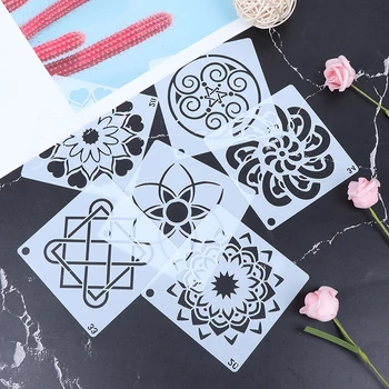 

12Pcs Dotting Painting Stencils Kit For Mandala DIY Stone Painting Template Set