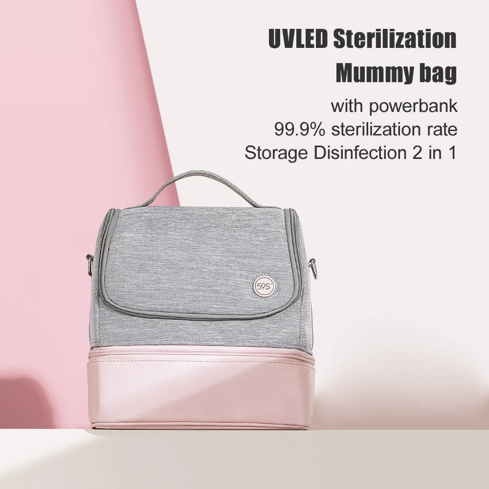 59S P14 Baby Milk Bottle Steam Sterilizer UV LED Electric 6 Bottles Steaming Accessory Electric 3-In-1 Sterilizer bag Disinfection bag (12)