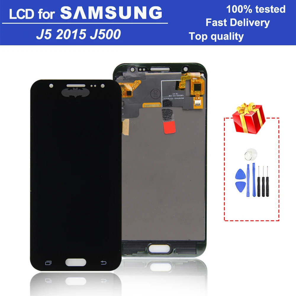 

5.0" AAA quality J5 2015 LCD monitor for Samsung Galaxy J5 2015 J500 J500H J500FN J500F J500M LCD digital touch screen assembly