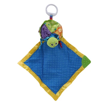

Cartoon Animal Soft Plush Comforter Teether Towel Baby Care Towel New Soft Baby Squirtle Soothe Toy Cute Features Good Quality