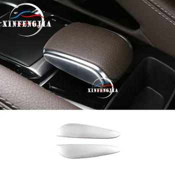 

For Mercedes-Benz GLE GLS Class 2020 Chrome Silvery Car Interior Center Mouse COMAND control Armrest Side Trim Strip