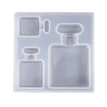 

Perfume Bottle Gemstone Patch Mold DIY Crystal Epoxy Glue Crafts Decorations Pendant Making Silicone Molds