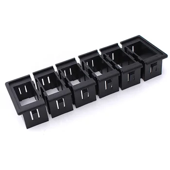 

Auto Rocker Switch Parts Patrol Holder Housing Interior 6 Gang Plastic
