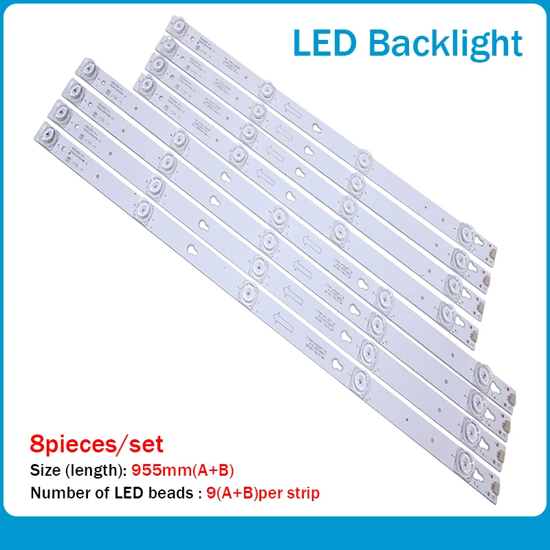 Светодиодный BacklightL полосы 4C-LB5505-PF02J 4C-LB5505/04-HR06/14J для L55s4900fs L55s4900 55d2900 L55P2 L55E5800A thomson