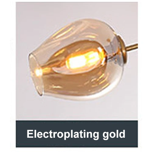 Electroplating Gold Новинка, современный скандинавский люстра, светильник ing, светодиодная лампа, промышленный потолочный светильник, люстры, светильник ing для гостиной, спальни, светильник, светильники - Цвет абажура: Electroplating Gold