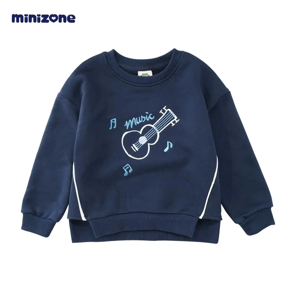 Navy blue Толстовки для маленьких мальчиков; модные топы; Одежда для маленьких детей; сезон весна-осень; тонкая спортивная одежда с длинными рукавами; свитер; От 2 до 6 лет - Цвет: Navy blue