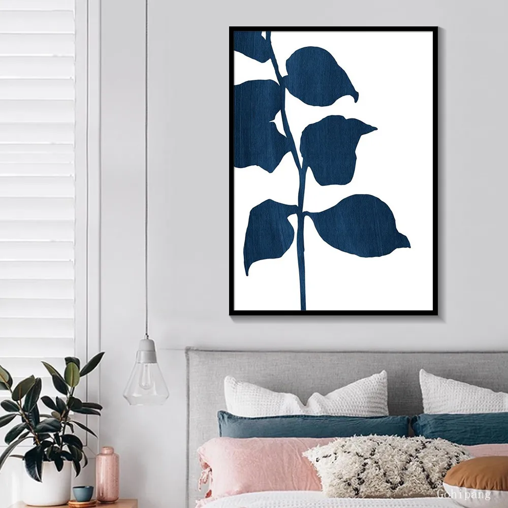 Black-and-White-Dark-Navy-Blue-Palm-Tree-Leaves-Modern-Minimalist-Art-Print-Botanical-Denim-Posters (1)
