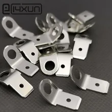 20 adet 6.3 Eklemek Kaynak Terminalleri 6.3mm Erkek Sıkma PCB Blok Kurulu Terminalleri DJ6114