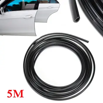 

5M Car door edge scratch plate seal strip protection rubber trim car shape for Audi BMW Volkswagen Ford SUV Car styling
